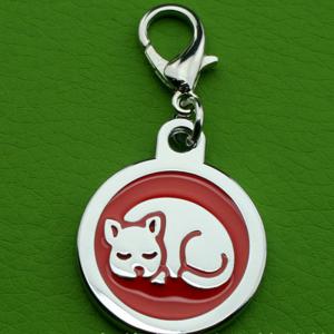 Targhette identificative per animali domestici con gocciolamento adesivo in lega di zinco polacco Forniture per cani