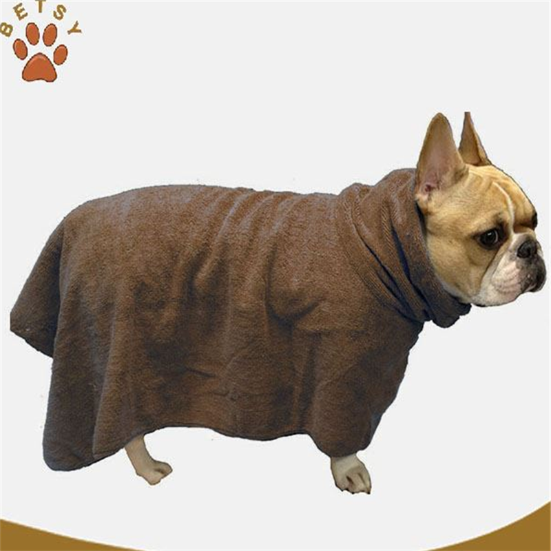 2015 caldo inverno pet accappatoi all'ingrosso vendita microfibra carino