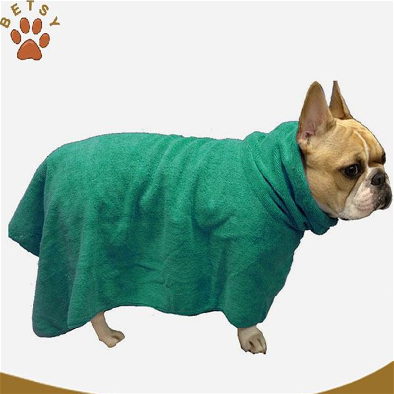 2015 caldo inverno pet accappatoi all'ingrosso vendita microfibra carino