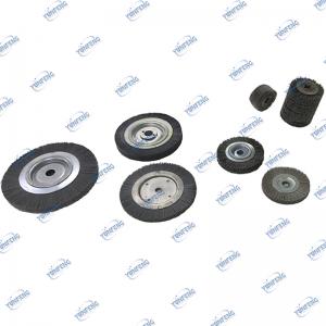 Spazzola di ruota del filo di torsione della spazzola della ruota di filo metallico della spazzola industriale su ordinazione per sbavatura della lucidatura