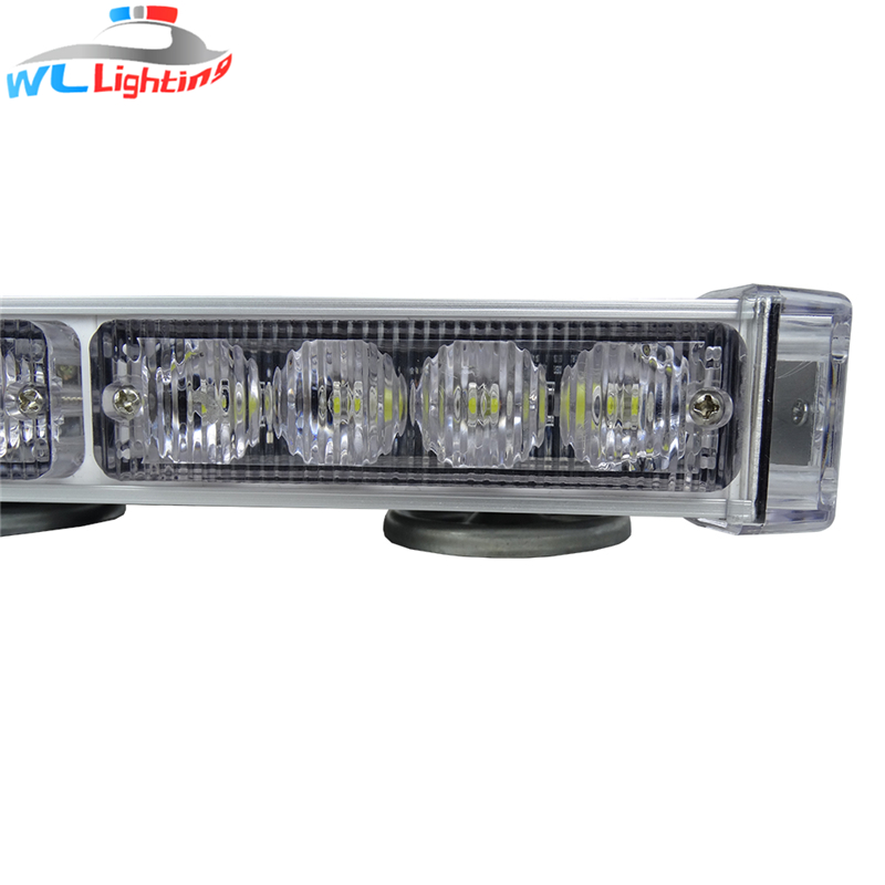 12 '' Amber Warning Mini Strobe Light Bar Emergenza 12v 24v Super Slim Police Lightbar