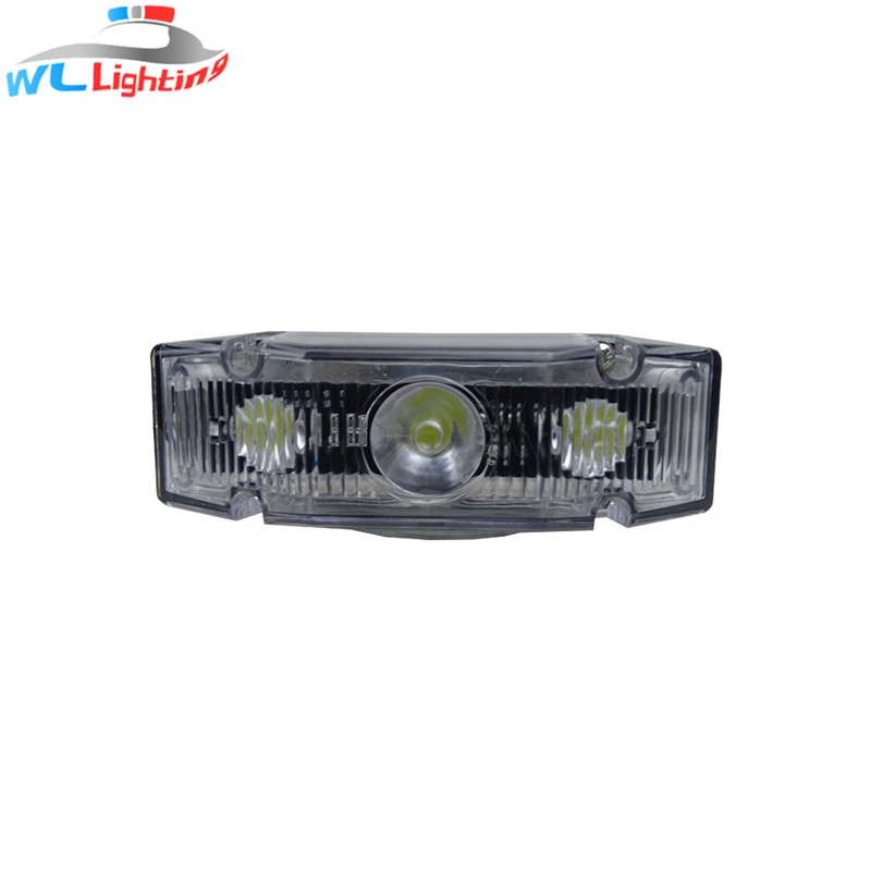 12 '' Amber Warning Mini Strobe Light Bar Emergenza 12v 24v Super Slim Police Lightbar