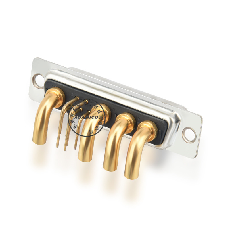 connettore d-sub 9w4 maschio ad alta potenza per PCB