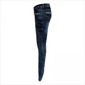 lavaggio acido high rise bootcut jeans WS1004