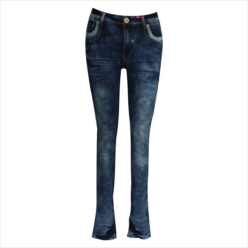 lavaggio acido high rise bootcut jeans WS1004