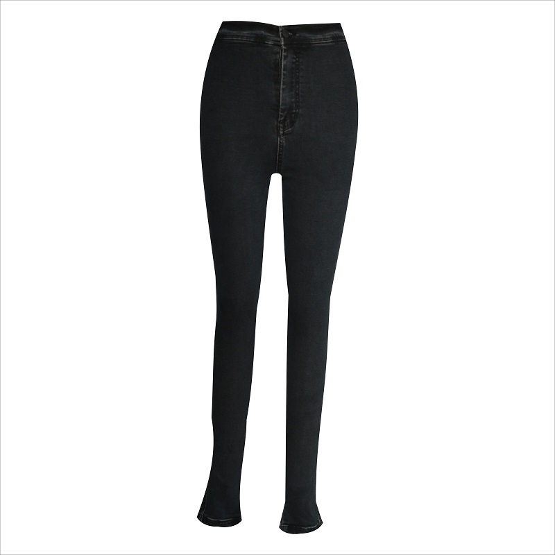 bel taglio disco grigio skinny jeans WS1005