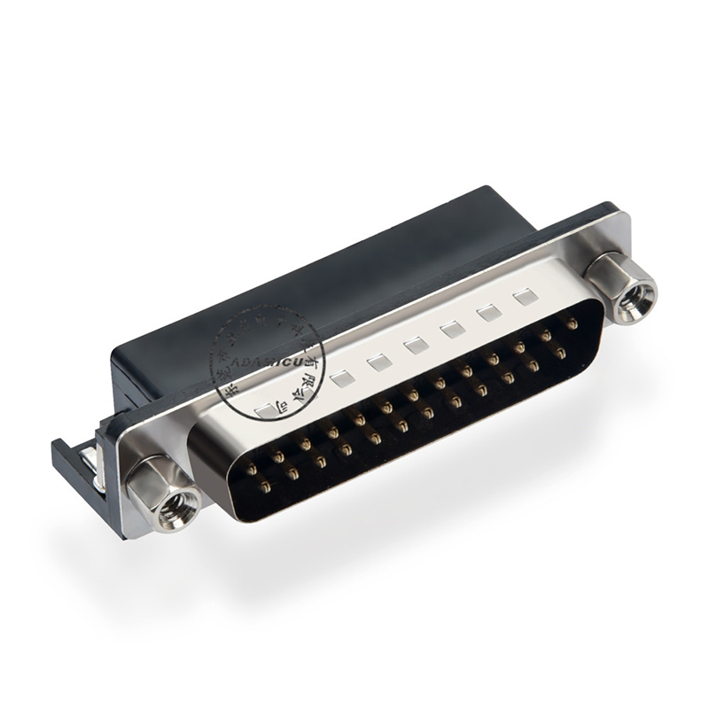 connettore maschio a 25 pin angolato a destra