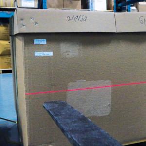 Sistema di allineamento laser del carrello elevatore: verde o rosso