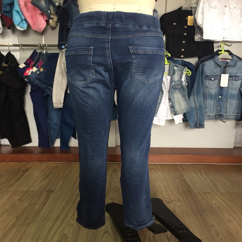 donna cintura elastica in vita jean WSMC7005