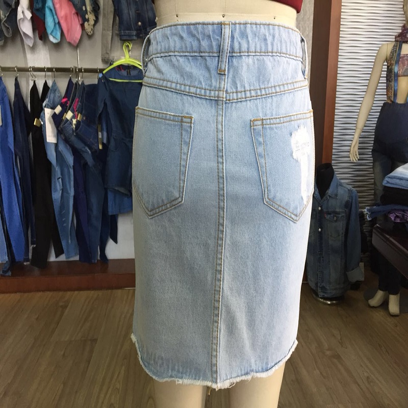 gonna in denim di vendita calda WSJL19068