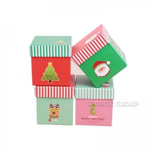 piccolo quadrato di carta stampa la vigilia di natale la regalo.