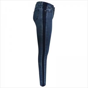 moda contrasto lavaggio jeans attillati WS10122
