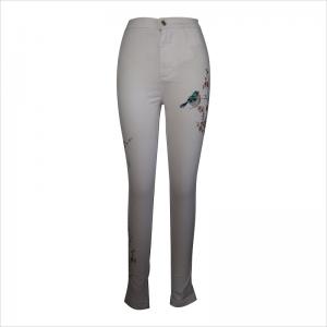 jeans bianchi da ricamo WS10124