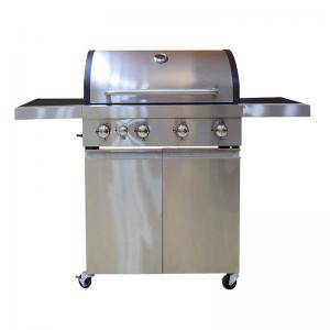 Carrello portatile da esterno con grill a gas Bba con forno