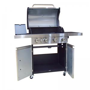 Carrello portatile da esterno con grill a gas Bba con forno