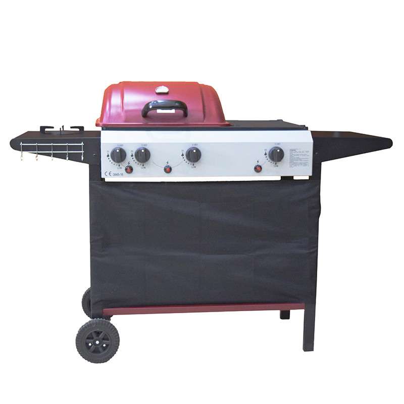 barbecue esterno a gas per esterni grill a gas per uso professionale con bruciatore laterale