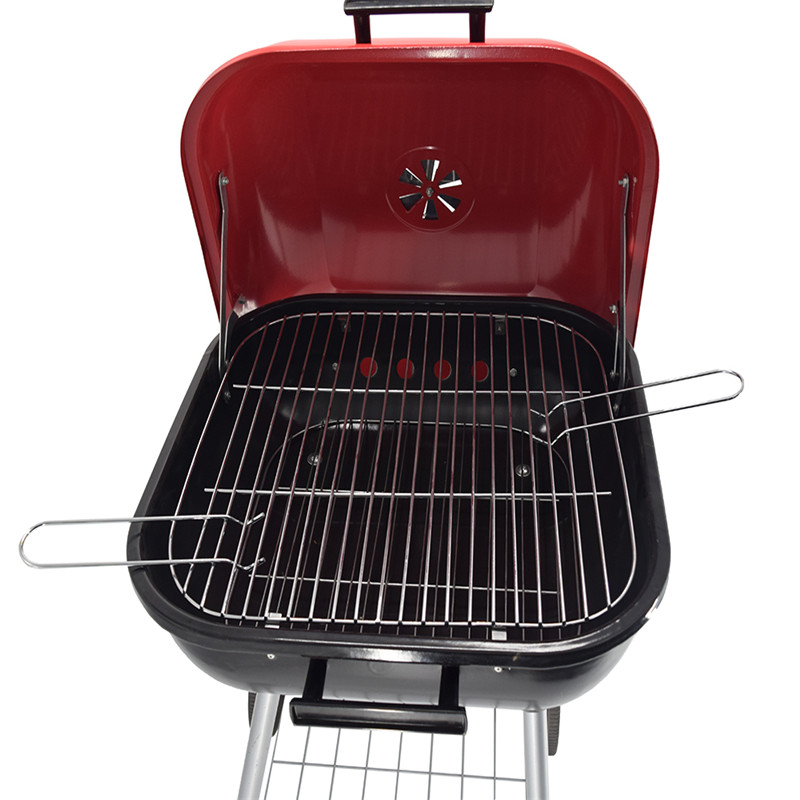 Barbecue portatile griglia a carbone carrello churrasqueira barbecue grill