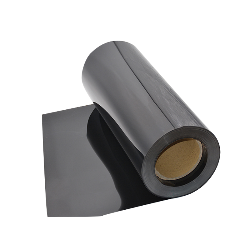 Foglio di plastica sottile nero lucido da 0,15 mm in PVC flessibile lucido
