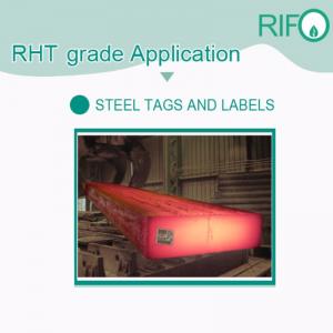 Rotolo di carta termica all'ingrosso economico, etichetta in acciaio per animali domestici ad alta temperatura