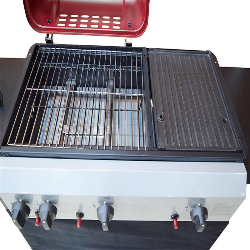 marchio di approvazione 3 + 1 bruciatori barbecue all'aperto griglia spot griglia con via