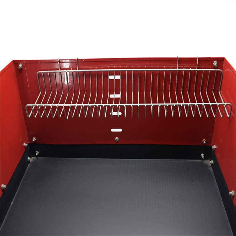 un barbecue grill trolley pollo girarrosto all'ingrosso carbone barbecue grill con tavolino