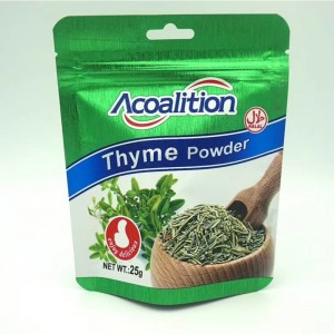 sacchetto di plastica con chiusura a zip e fondo rotondo