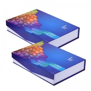 scatole rigide per imballaggi in cartone regalo forma libro