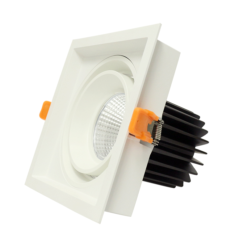 Lampada da soffitto a LED tonda e quadrata COB 20W 30W da incasso a soffitto