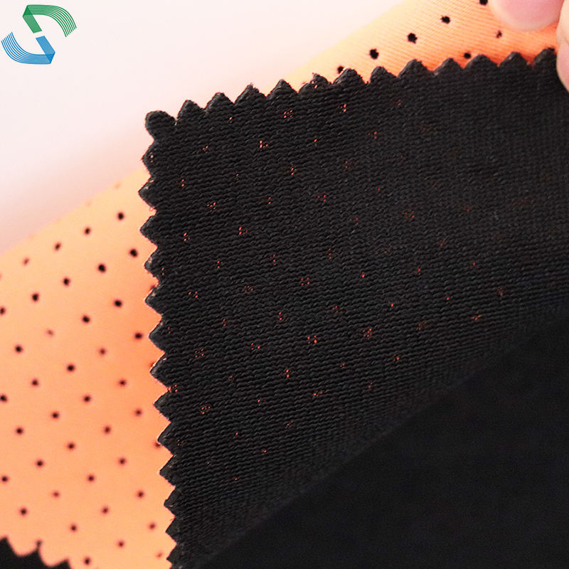 neoprene buco materiale tessuto