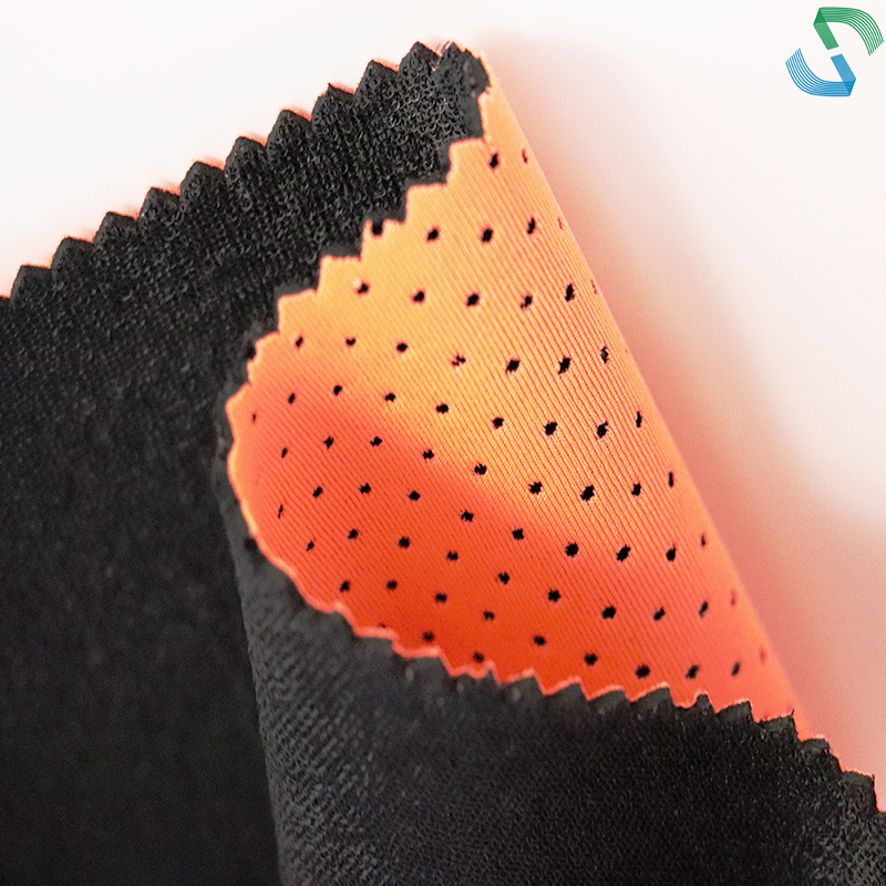 neoprene buco materiale tessuto