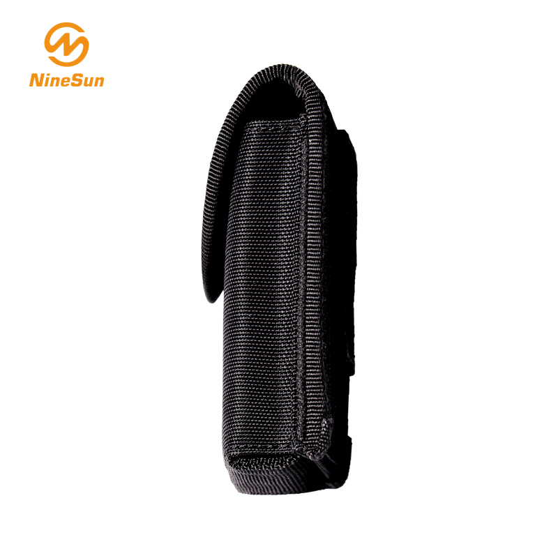Coltello pieghevole Nylon nero con guaina NineSan