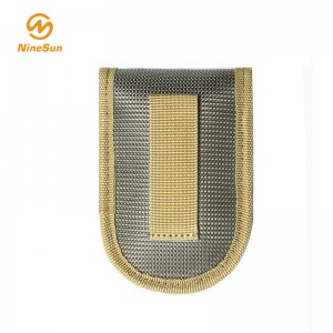 Coltello pieghevole Nylon piccolo verde guaina-NineSan