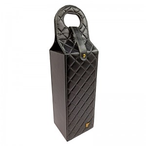 usanza gestire portatile vino dono imballaggio pu scatola di pelle