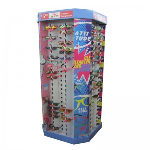 Espositore per occhiali / supporto da pavimento / espositore in cartone personalizzato