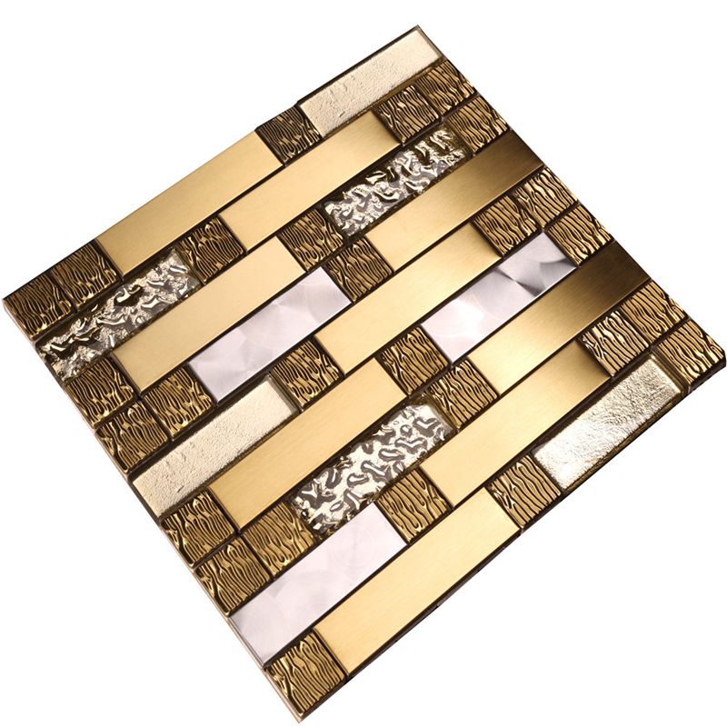 paraspruzzi mosaici per la vendita d'oro metal arte mosaico