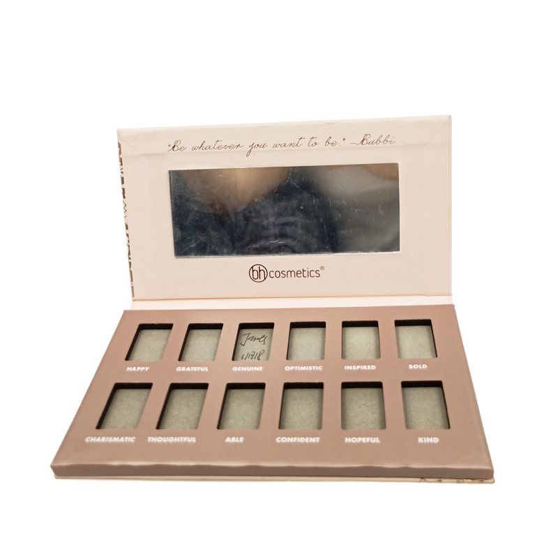 ombretto caso carta tavolozza box