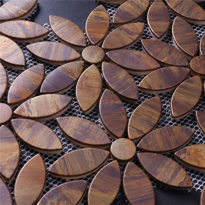 retro cucina wall flower tessera al mosaico, arte
