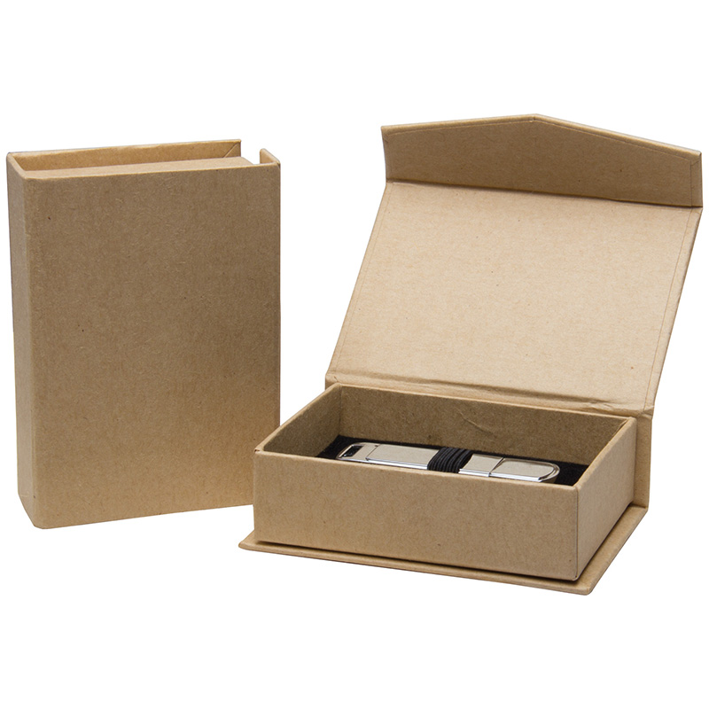 usanza rigido carta kraft scatola per bustina di te 'imballaggio
