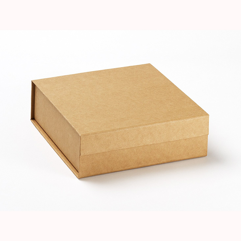 Fancy riciclabile scatola di carta piega rigida pieghevole multi kraft