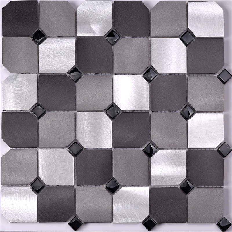 vetro e alluminio mosaico casa parete progettare tessere