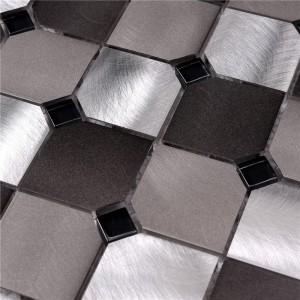 vetro e alluminio mosaico casa parete progettare tessere