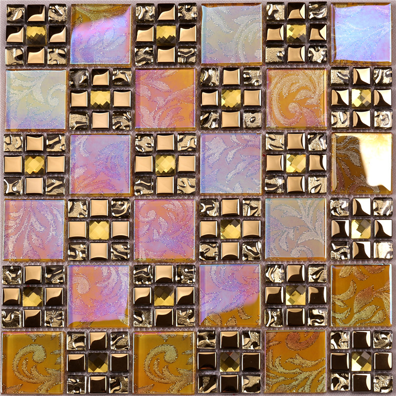 hdt15 vetro mosaico in tessere di prezzi competitivi iridescente