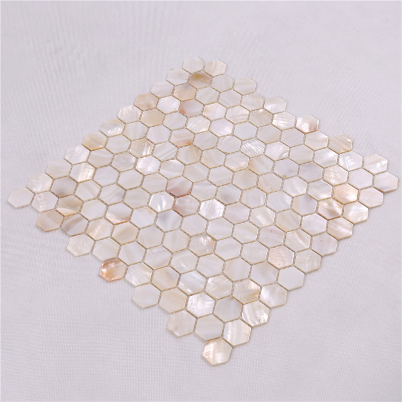 la produzione naturale bk18 viola madreperla conchiglia paraspruzzi mosaico di tessere