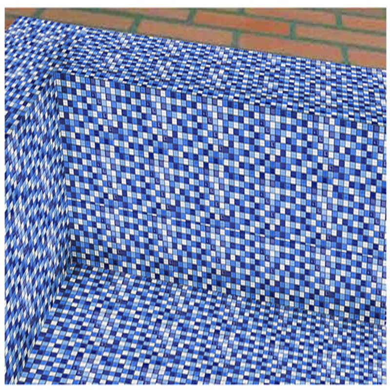 hxb104 antiscivolo vetro mosaico a tessere quadrate di piscina mosaico piastrelle blu