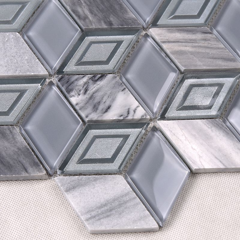 hot vendita esagono 3d a forma di diamante mosaico tessere nelle filippine e in egitto