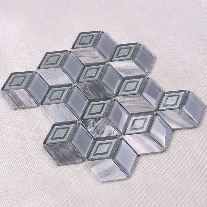 hot vendita esagono 3d a forma di diamante mosaico tessere nelle filippine e in egitto