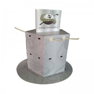 la stampa personalizzata piccole pop cartone sul bancone con uncino