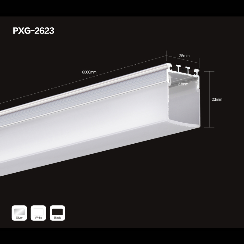 Ha portato I Profili di Alluminio e la fine del sistema di Canali, La PAC e con l'installazione di LED