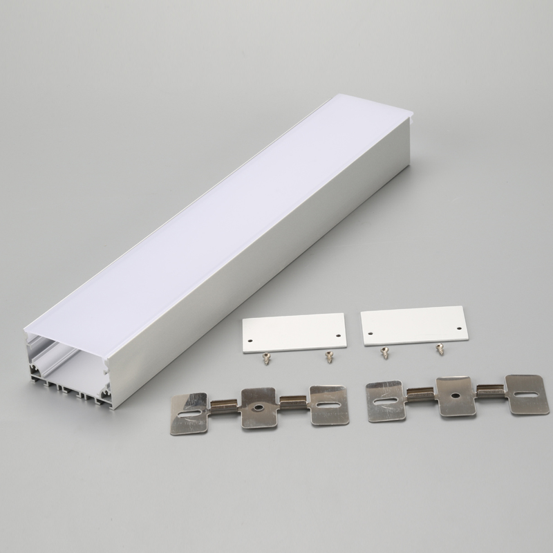 6063 u forma alluminio channel condotto estrusione di alluminio per condotto striscia di luce