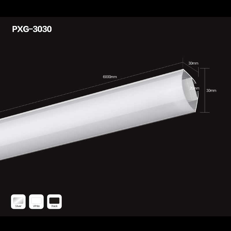 hot vendendo triangolo ha profilo in alluminio posto finestra di profilo luce